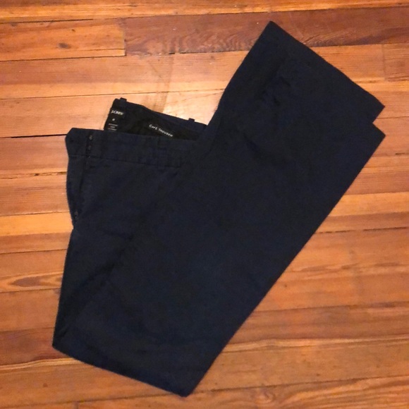 J. Crew Navy Cafe Trouser - Picture 2 of 5